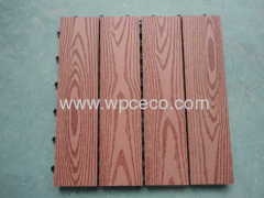 Embossed design WPC ECO DIY tile