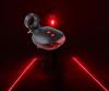 New 5 LED & 2 Laser Launcher Bicycle Tail Light Safety LED Taillight Light Red