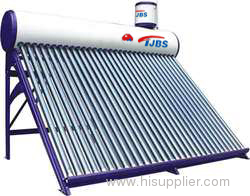 nonpressure solar water heater with assistant tank ,solar hot water made in china,color steel solar water heaters