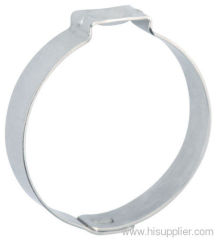 double ear stepless hose clamp