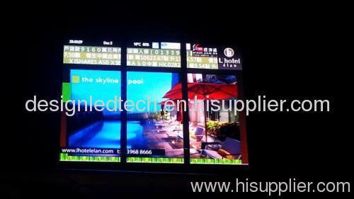 P10 full color led display screen for window