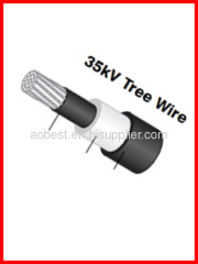 35KV tree wire aluminum conductor XLPE insulated