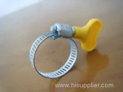 Worm Drive Hose Clamp with Thumb Screw