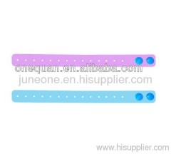 Adjustable silicon bracelet band