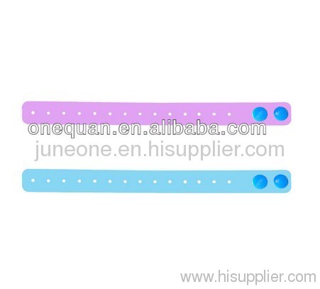 Adjustable silicon bracelet band