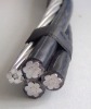 Good quality ABC Aerial Bundle Cable aluminum conductor quadruplex cable 3*2/0AWG+1*2/0AWG