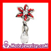 Austrian Crystal pave sterling silver European dangle Lily Bri Charm beads