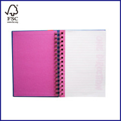 5x7 metal spiral notebook