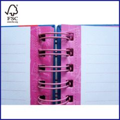 5x7 metal spiral notebook
