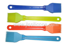 silicone kitchen tools BBQ brush with plastic handle