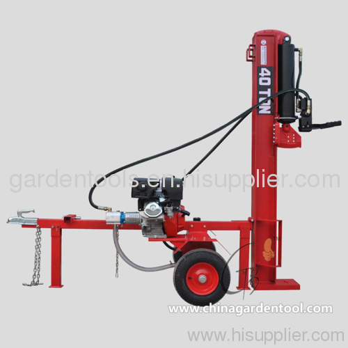 log splitter , gasoline power