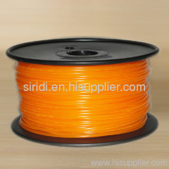 PLA filament orange color