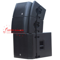 18inch line array wooden speaker