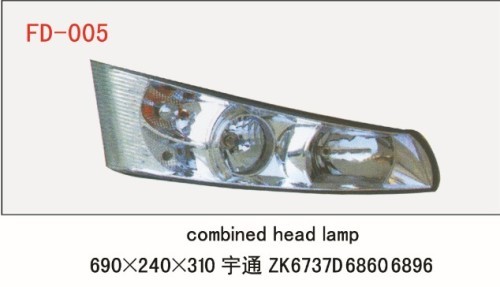 Yutong bus 6737 headlight