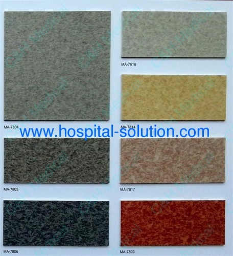 Vinyl Flooring Rolls for Medical Clean Rooms