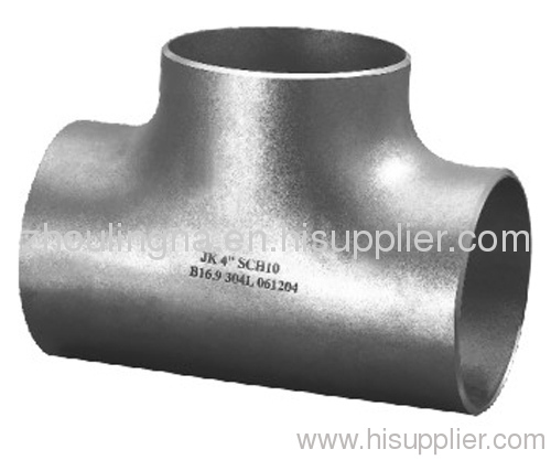 26"-48" straight tee| SCH30 equal tee|pipe fittings made in China