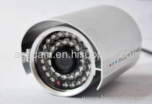 High resolution PAL/NTSC 25m IR distance CCD or CMOS waterproof CCTV Camera with OSD