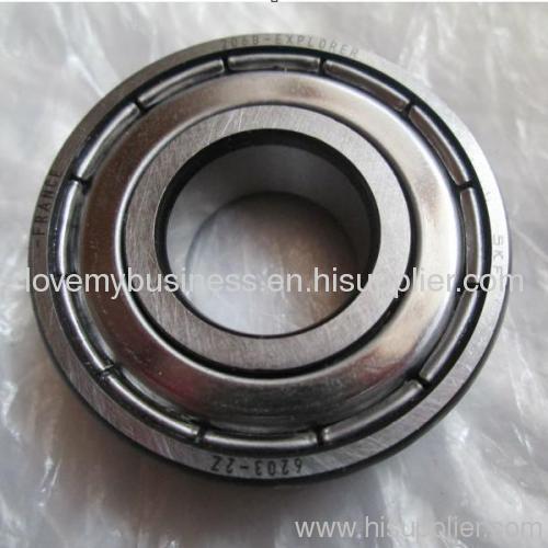 China manufacture ball bearing 6203 zz