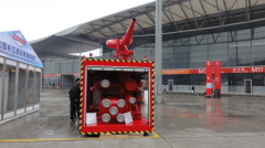 Containerized fire fighting system for fifi 1, fifi2