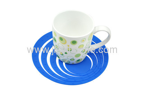 Fashion green anti slip silicone mat 