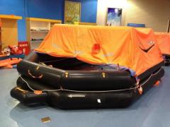 throw-over board inflatable liferafts