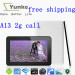 dual camera android 4.0 factory price Cheap Phone call tablet pc 7inch 800*480 Single core