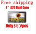 5 point Capacitive Touch HD Screen 7 inch mid android 4.2 tablet dual core a20 1024*600 HDMI