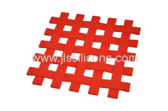 silicone kitchen tool anti slip silicone crossed mat