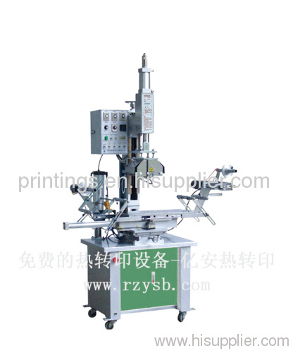 hot stamping machine for flat and round surface products