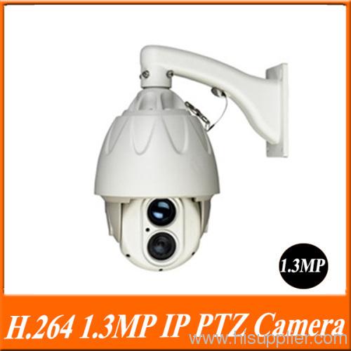 H.264 1.0MP 1/3'' SONY IMX036 1 Laser LED Array, IR View 300m High Speed Dome Camera.
