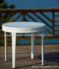 Patio rattan furniture dining table and chairs