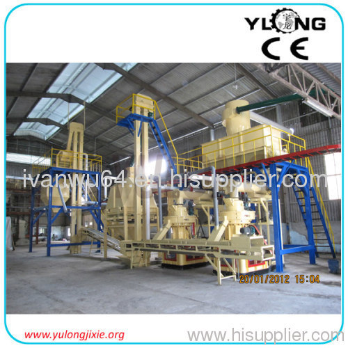 1 ton/hour wood pellet production line