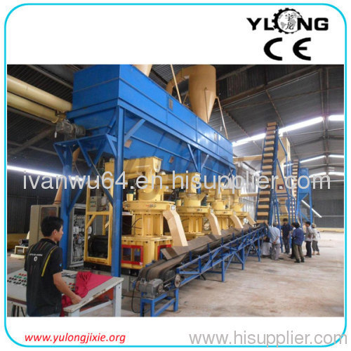 2 ton/hour wood pellet making line