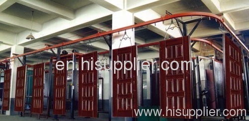 Security Door Spray Coating Line