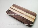 Iphone Wood Hard Shell Case With Walnut & Maple Mixed Strip