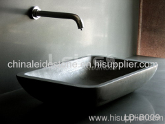 Lava stone sink Andesite bathroom basin