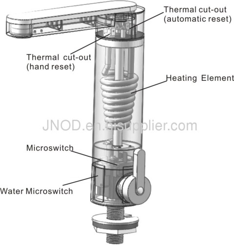 JNOD Stainless Steel Electric Heating Faucet