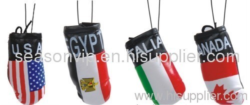 boxing glove hanging air freshener PU material