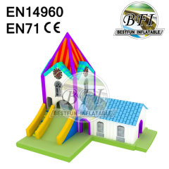 2014 New Design Commerical Rent Inflatable Castle Bouncer House