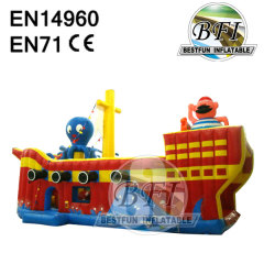 Inflatable Pirate Ship Bouncy Combo