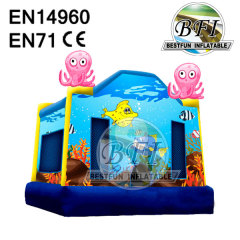 SeaWorld Octopus Jumping Inflatable Bouncer