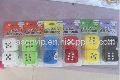 Dice hanging car air freshener