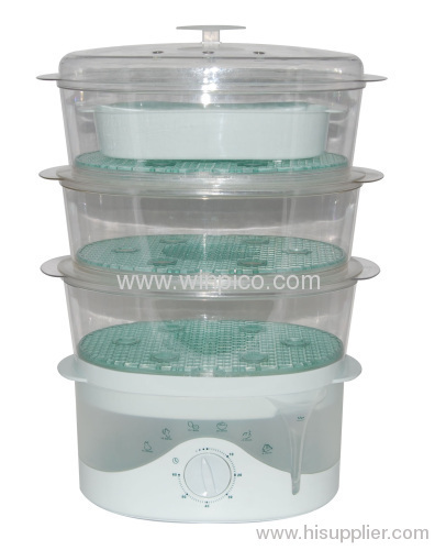 9L Electrical Healthy Plastic Food Steamer for home use