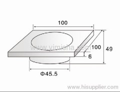 Stainless Steel Anti-Odour Floor Drainer with Clean Out 4 Inch