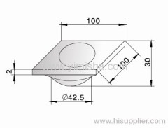Square Stainless Steel Anti-odour Floor Drain for Washing Machine