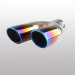 America modified low price popular round double auto exhaust side pipe