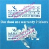 Custom Outdoor Use Warranty Stickers With Date and Logo,Custom Eggshell Warranty Labels,Laminated Destructible Labels