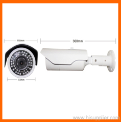H.264 1.3MP 1/3'' low illumination CMOS 42*F5 LEDs 20-25m IR view Weatherproof IP Surveillance Camera