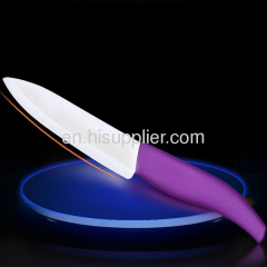 easy packing ceramic fruit knife with ABS handle