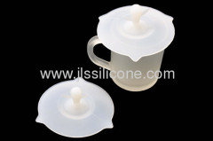 BPA free kitechen tools silicone cup and glass cover